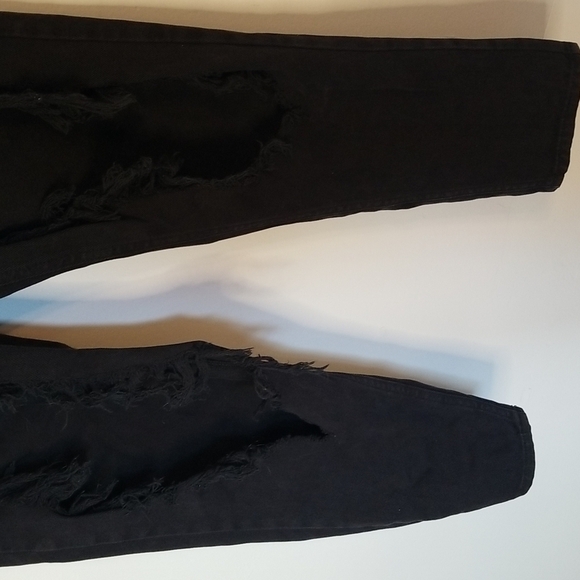 PAC Sun women's Ultra High Rise Slim distressed jeans size 4/27 button fly 🎯 - Picture 5 of 10